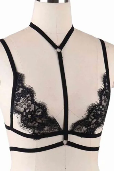 Merry See Siyah Dantel Bralet Sütyen Merry See Siyah Dantel Bralet Sütyen