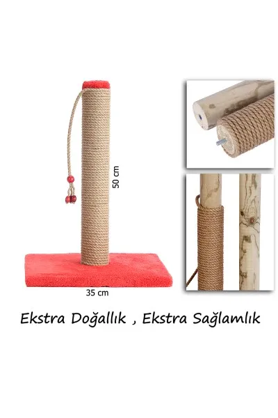 Naturel Kedi Tırmalama Kırmızı PTS11011-006 Naturel Kedi Tırmalama Kırmızı