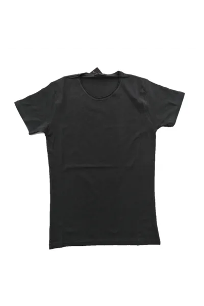 Erkek Antrasit Bisiklet Yaka Düz Likralı Basic Tişört Tshirt Erkek Antrasit Bisiklet Yaka Düz Likralı Basic Tişört Tshirt