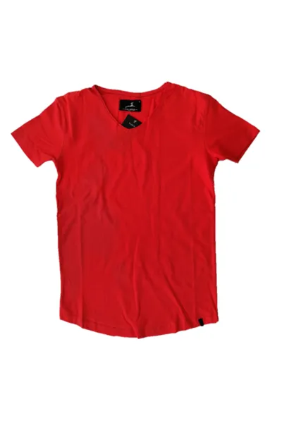 Erkek Nar çiçeği Bisiklet Yaka Düz Likralı Basic Tişört Tshirt Erkek Nar çiçeği Bisiklet Yaka Düz Likralı Basic Tişört Tshirt