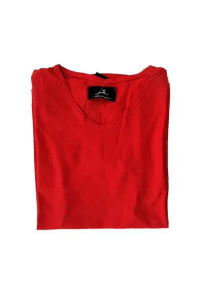 Erkek Nar çiçeği Bisiklet Yaka Düz Likralı Basic Tişört Tshirt Erkek Nar çiçeği Bisiklet Yaka Düz Likralı Basic Tişört Tshirt