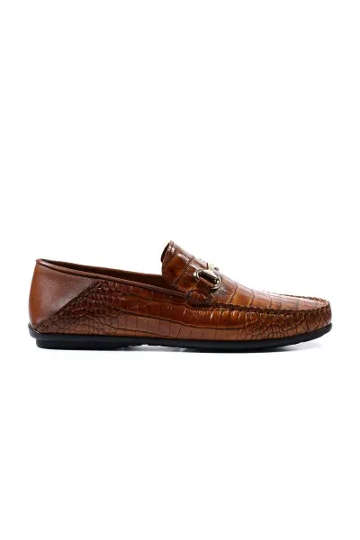 Agememnon taba kroko desenli hakiki deri erkek loafer ayakkabı TZC-AGEMEMNON-TKD Agememnon taba kroko desenli hakiki deri erkek loafer ayakkabı-TZC-AGEMEMNON-TKD