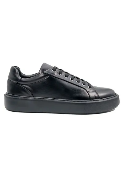 Breva Siyah Hakiki Deri Erkek Spor (sneaker) Ayakkabı TZC-BREVA-SD Breva Siyah Hakiki Deri Erkek Spor (sneaker) Ayakkabı-TZC-BREVA-SD