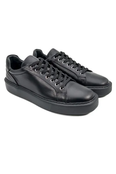 Breva Siyah Hakiki Deri Erkek Spor (sneaker) Ayakkabı TZC-BREVA-SD Breva Siyah Hakiki Deri Erkek Spor (sneaker) Ayakkabı-TZC-BREVA-SD