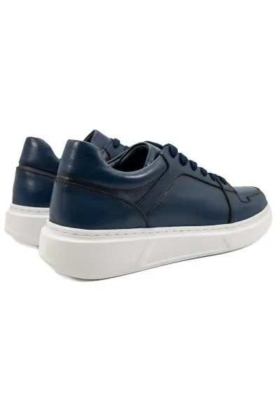 Stradale lacivert hakiki deri erkek spor (sneaker) ayakkabı TZC-STRADALE-LD Stradale lacivert hakiki deri erkek spor (sneaker) ayakkabı-TZC-STRADALE-LD