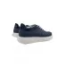 T-racer hakiki deri lacivert erkek sneaker-TZC-TRACER-LD