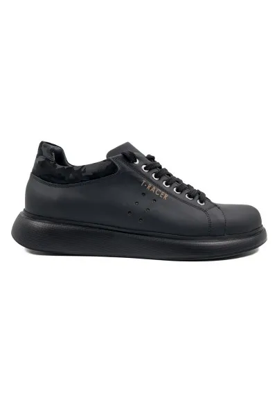 T-racer hakiki deri siyah erkek sneaker TZC-TRACER-SD T-racer hakiki deri siyah erkek sneaker-TZC-TRACER-SD