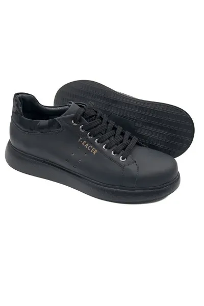 T-racer hakiki deri siyah erkek sneaker TZC-TRACER-SD T-racer hakiki deri siyah erkek sneaker-TZC-TRACER-SD