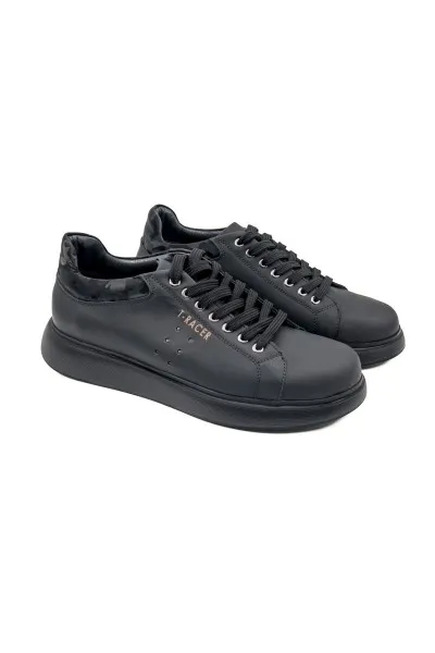 T-racer hakiki deri siyah erkek sneaker TZC-TRACER-SD T-racer hakiki deri siyah erkek sneaker-TZC-TRACER-SD