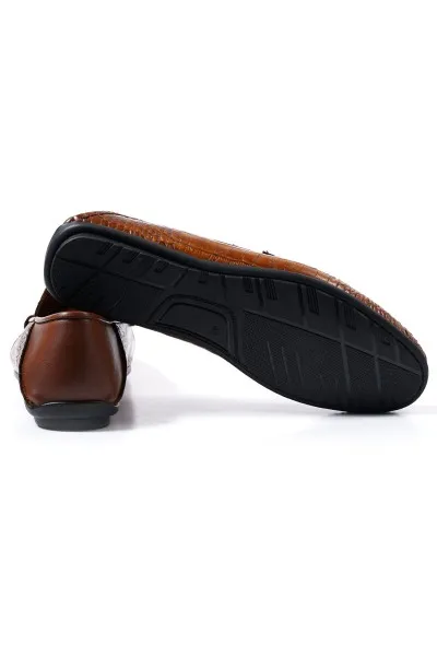 Agememnon taba kroko desenli hakiki deri erkek loafer ayakkabı TZC-AGEMEMNON-TKD Agememnon taba kroko desenli hakiki deri erkek loafer ayakkabı-TZC-AGEMEMNON-TKD
