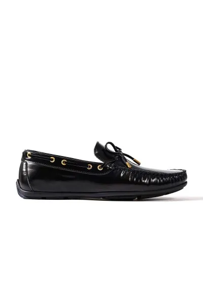 Xanthos siyah hakiki deri erkek loafer ayakkabı TZC-XANTHOS-SD Xanthos siyah hakiki deri erkek loafer ayakkabı-TZC-XANTHOS-SD