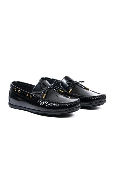 Xanthos siyah hakiki deri erkek loafer ayakkabı TZC-XANTHOS-SD Xanthos siyah hakiki deri erkek loafer ayakkabı-TZC-XANTHOS-SD