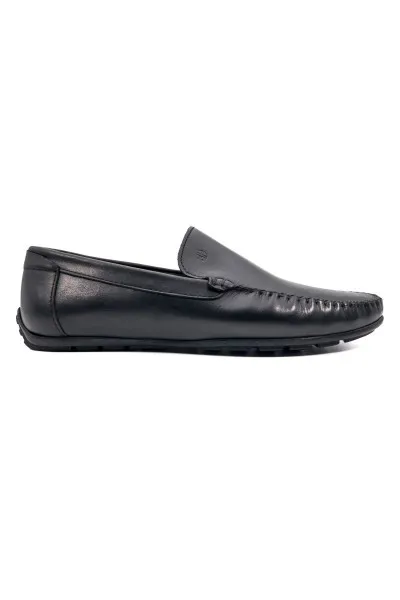 Yalı siyah hakiki deri erkek loafer ayakkabı TZC-YALI-SD Yalı siyah hakiki deri erkek loafer ayakkabı-TZC-YALI-SD
